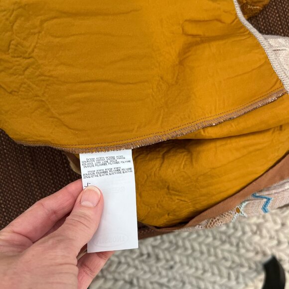 missoni 40 (us xs-s) nwt cottagecore crochet woven ochre dress - Picture 7 of 14